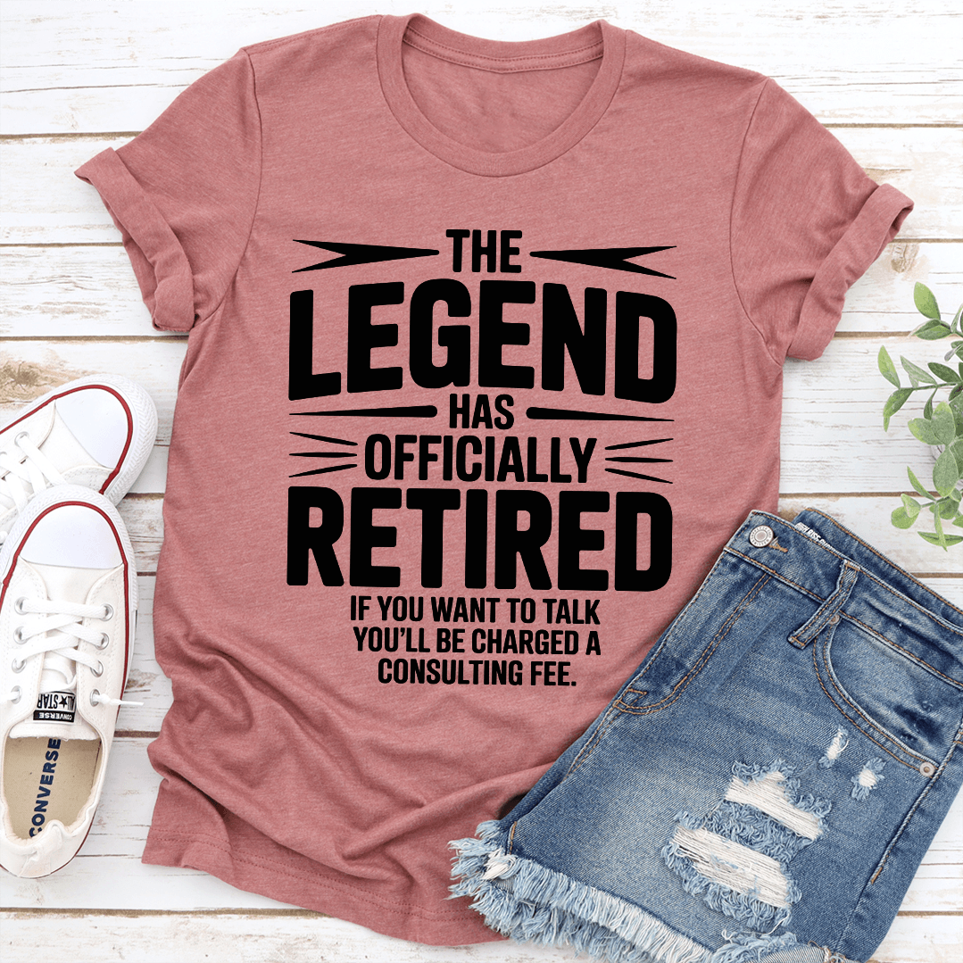 The Legend Has Officially Retired Tee 1