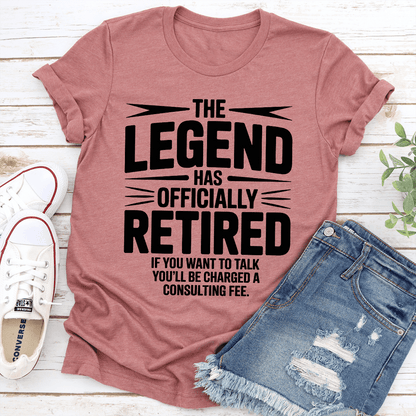 The Legend Has Officially Retired Tee 1