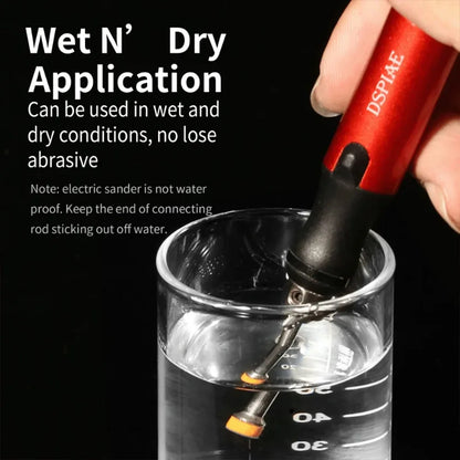 DSPIAE ESP Sander Pen With Sponge SandingRound PreCut Abrasive Sandpaper For Portable Electric Shar