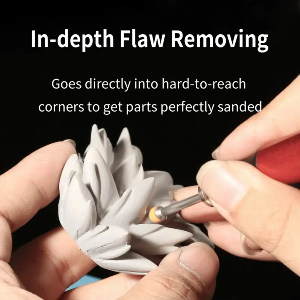 DSPIAE ESP Sander Pen With Sponge SandingRound PreCut Abrasive Sandpaper For Portable Electric Shar