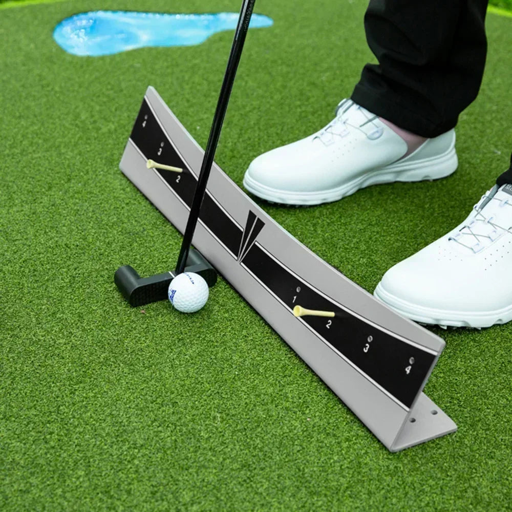 PGM Golf Putting Training Aid Golf Putting Track Rail For IndoorOutdoor Practice Golfer Arc Equipme 4