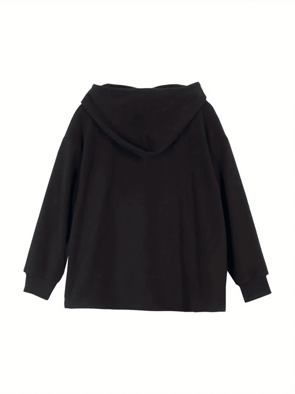 CozyLayer Plus Size Womens Fleece Zip Up Hooded Jacket 2