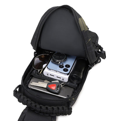 Tactical Backpack For Men MOLLE Sling Camping Chest Bag For Hiking Cycling Fishing  Outdoor Travel 3