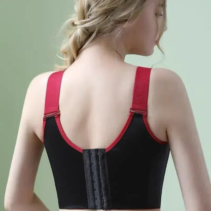 Push Up Lace Wireless Bra With Wide Straps For Women Plus Size 5
