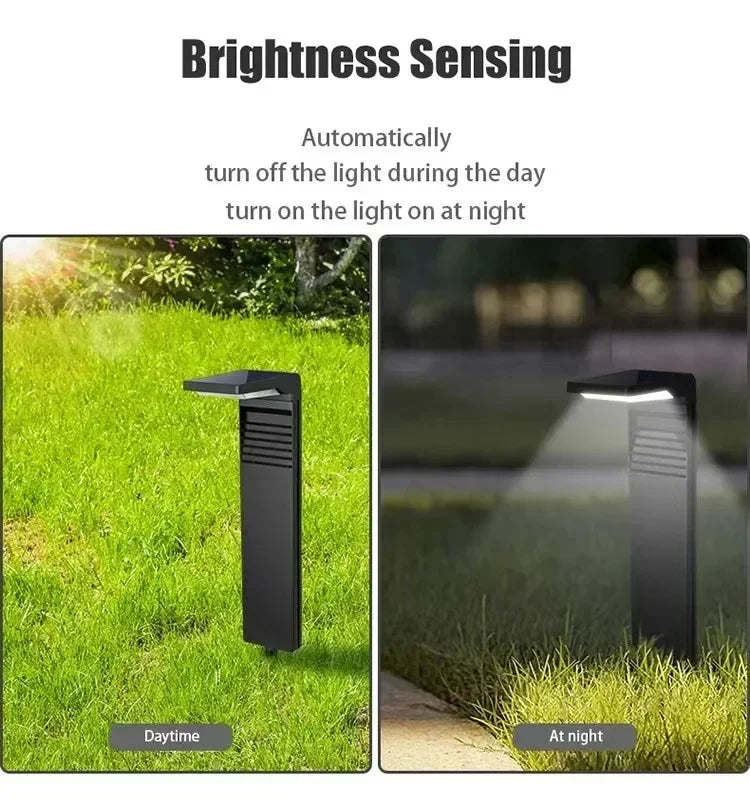 Waterproof Outdoor Solar Garden Light, LED Lawn Light, Garden Aisle Lamp, Grass Villa Decoration, Post Light