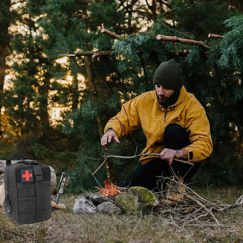 Home Outdoor Travel First Aid Kit, Camping, Boating, Hiking, Multifunctional Portable Mountaineering Survival Kit