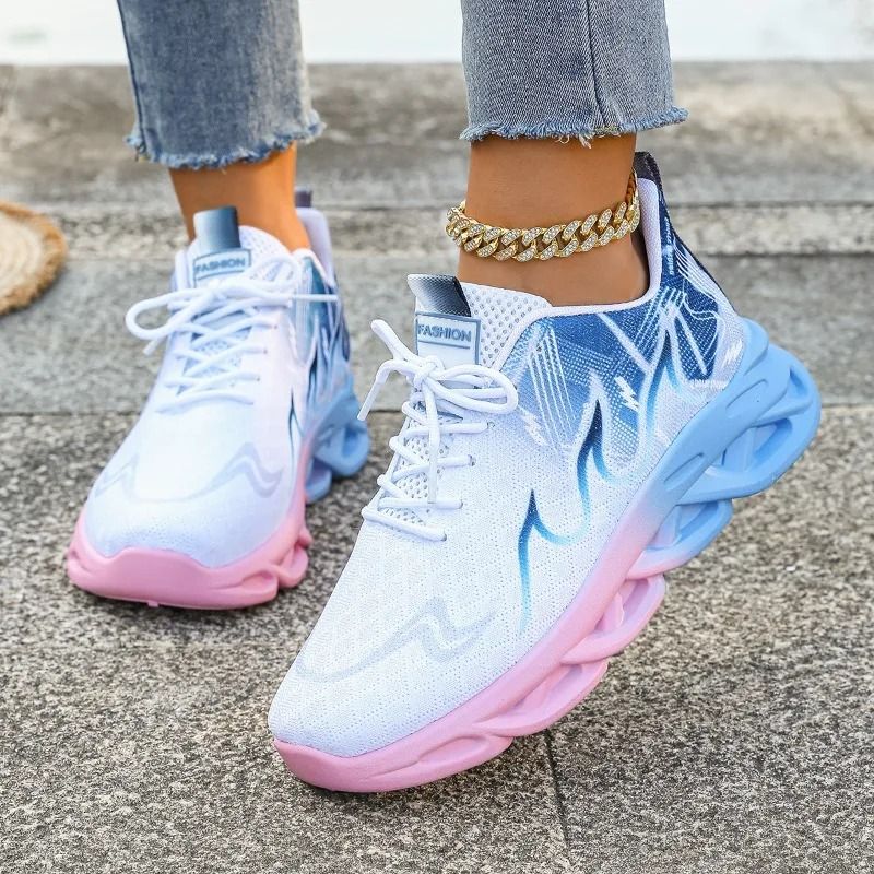 Women Casual Sports Sneakers Lightweight Breathable Flats 1
