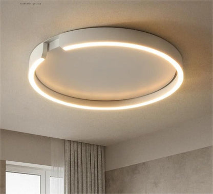 Modern LED Ceiling Light in Rose Gold White or Black for Indoor Home Lighting