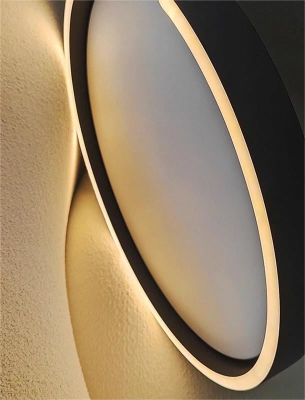 Modern LED Ceiling Light In Rose Gold White Or Black For Indoor Home Lighting 3