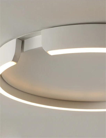 Modern LED Ceiling Light In Rose Gold White Or Black For Indoor Home Lighting 4