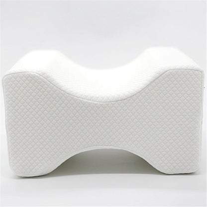 Orthopedic Slow Rebound Memory Foam Knee Leg Pillow, Side Sleeping Clip Leg Support for Pregnant Women, Thigh Leg Pain