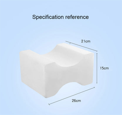 Orthopedic Slow Rebound Memory Foam Knee Leg Pillow, Side Sleeping Clip Leg Support for Pregnant Women, Thigh Leg Pain