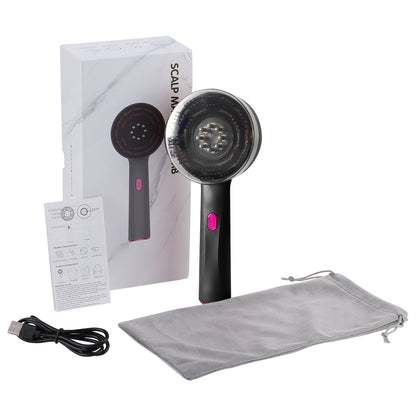Electric Massage Comb with 3 Modes, Red Light Therapy, Portable Laser Comb for Hair Follicle Stimulation, Scalp Essence