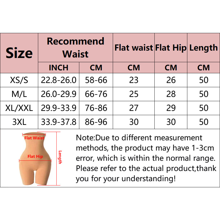 Butt Lifting Body Shaping Pants for Women, High Waist Flat Angle Postpartum Shaper Shorts with Slim Waist Trainer Design