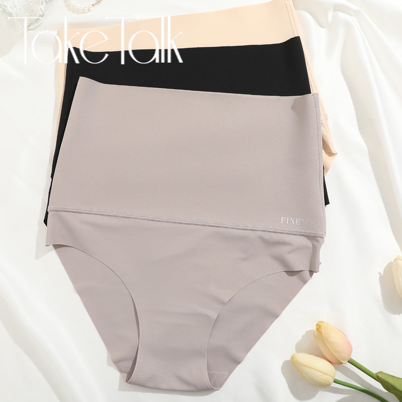 Finetoo Women Sexy Shaperwear Briefs, High Rise High Elasticity Underwear for Waist Slimming & Butt Lifting Corset