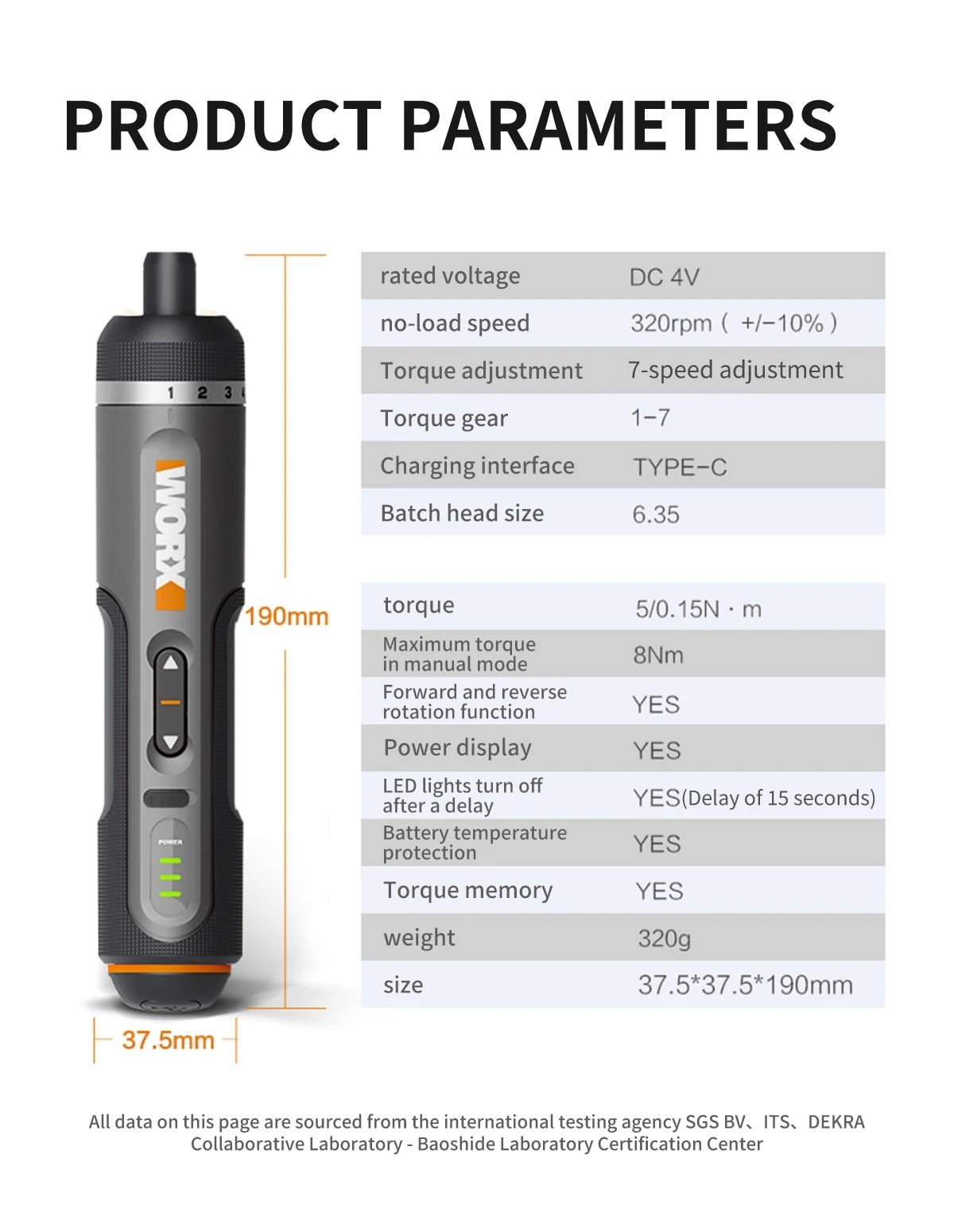 Compact USB Charged Cordless Screwdriver With 30 Bit Set For DIY Convenience 7