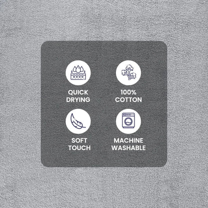 Towel Set with Upgraded Softness & Durability, Premium Cotton Bath Towels, Hand Towels & Washcloths for Everyday Use