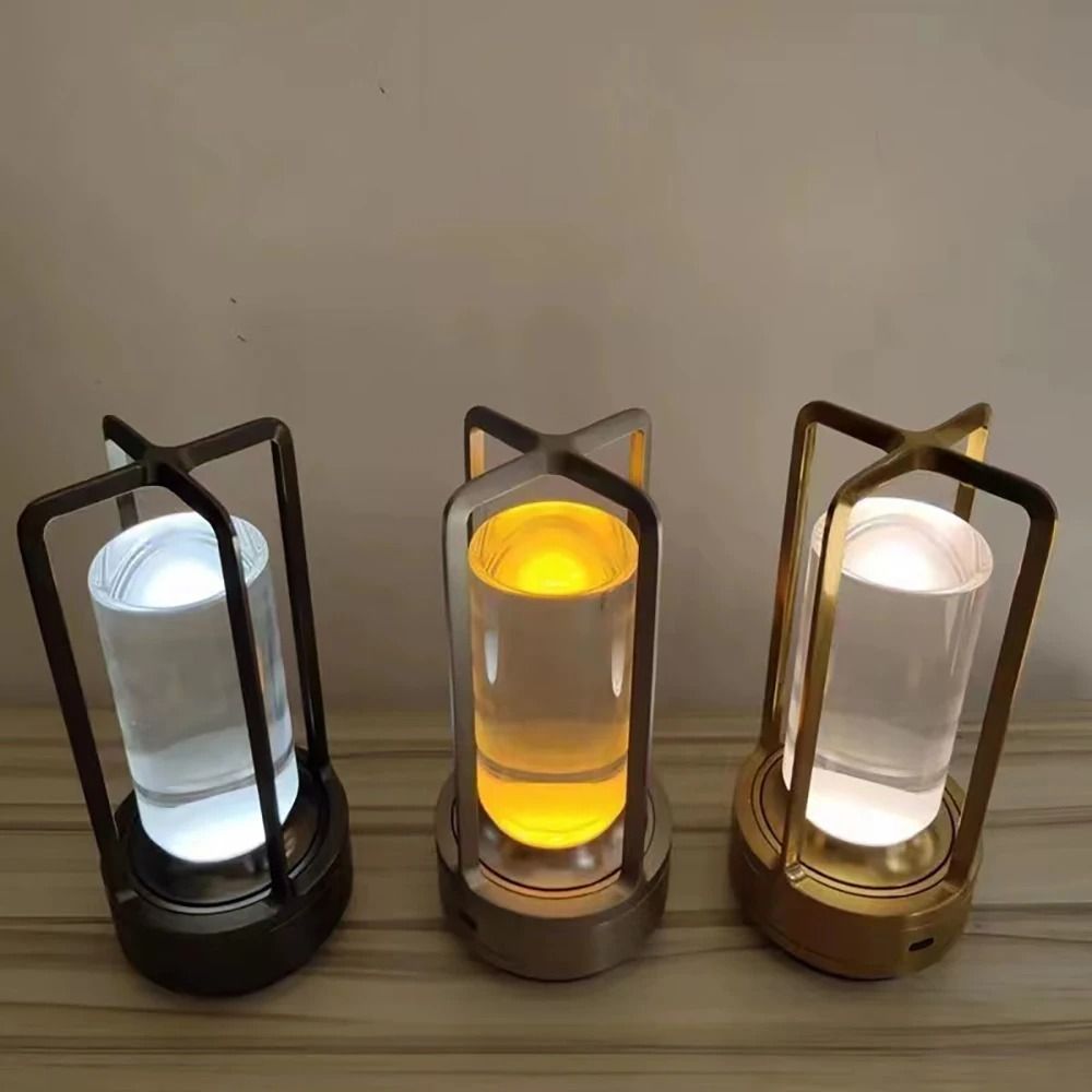 Elegant Touch Activated LED Bedside Lamp For Ambient Lighting 1