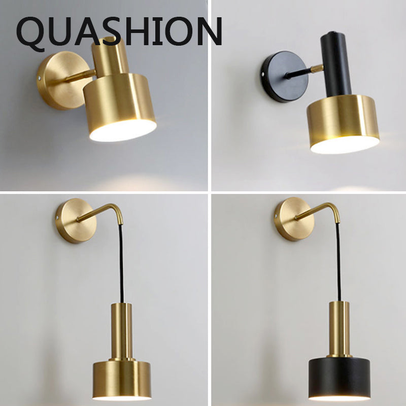 Adjustable Wall Lights Nordic, LED Iron Bedside Wall Lamps for Bedroom, Aisle, Stair, Indoor Lighting Sconce Home Decor