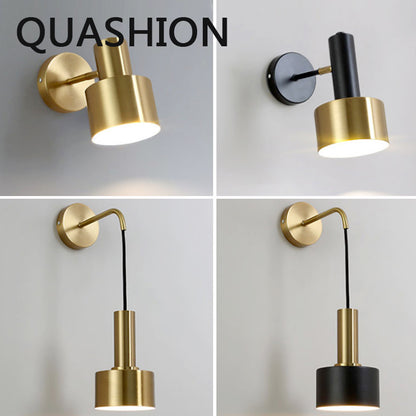 Adjustable Wall Lights Nordic, LED Iron Bedside Wall Lamps for Bedroom, Aisle, Stair, Indoor Lighting Sconce Home Decor