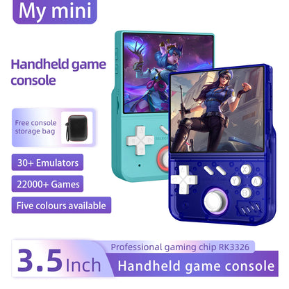 WDYQJE MY MINI Retro Handheld Video Game Console, Portable Linux Gaming Device with 22,000+ Games, IPS Screen