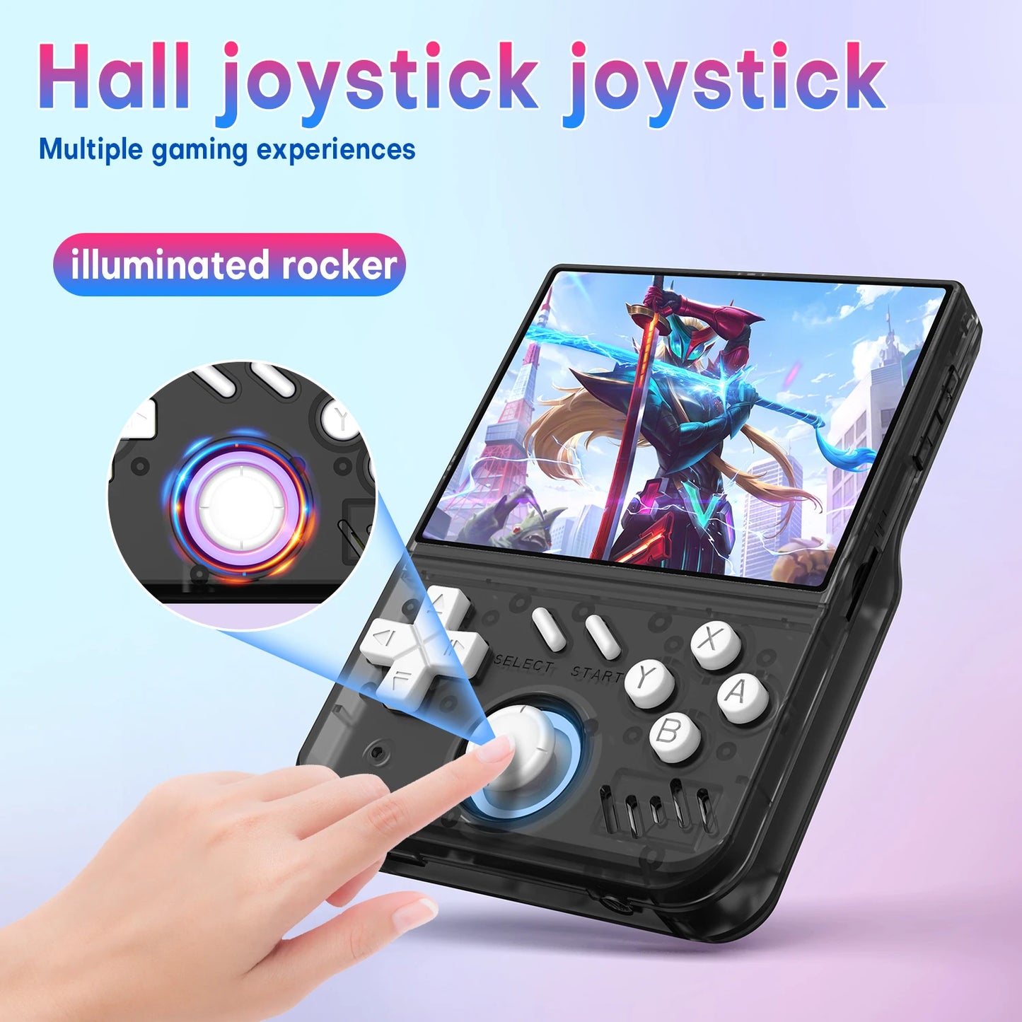 WDYQJE MY MINI Retro Handheld Video Game Console, Portable Linux Gaming Device with 22,000+ Games, IPS Screen