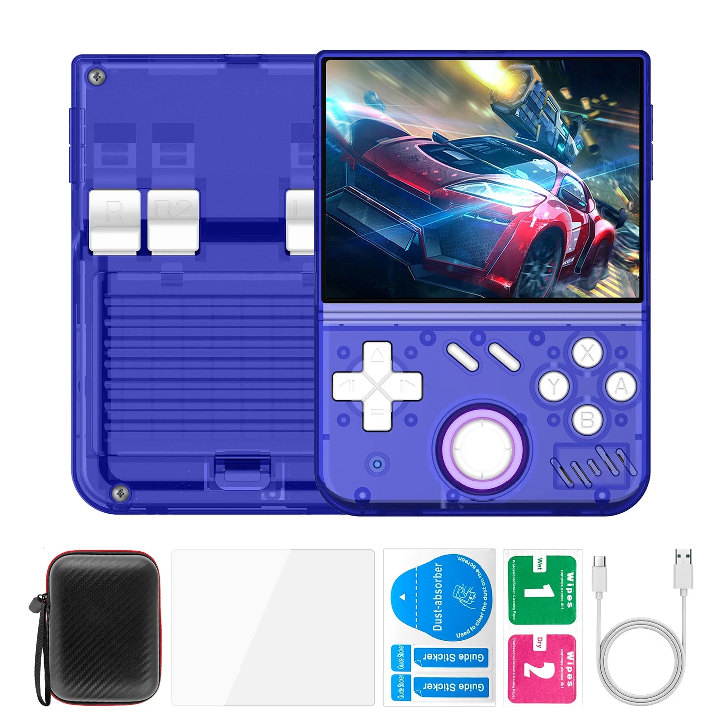 WDYQJE MY MINI Retro Handheld Video Game Console, Portable Linux Gaming Device with 22,000+ Games, IPS Screen