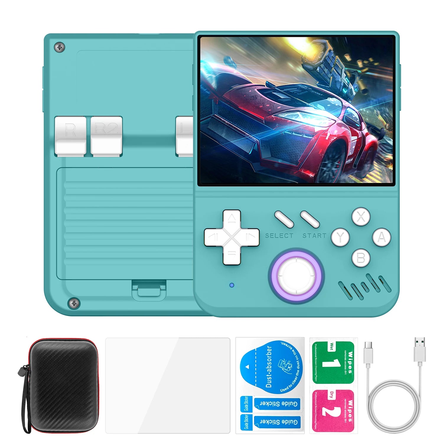 WDYQJE MY MINI Retro Handheld Video Game Console, Portable Linux Gaming Device with 22,000+ Games, IPS Screen