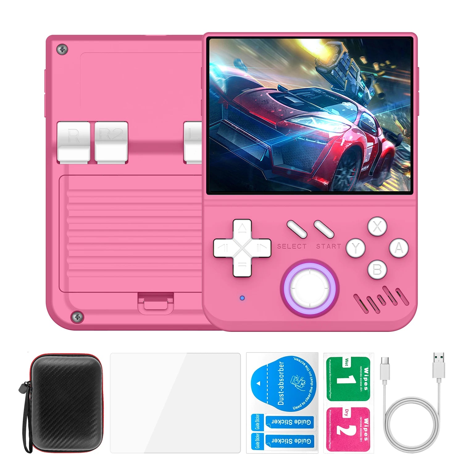WDYQJE MY MINI Retro Handheld Video Game Console, Portable Linux Gaming Device with 22,000+ Games, IPS Screen