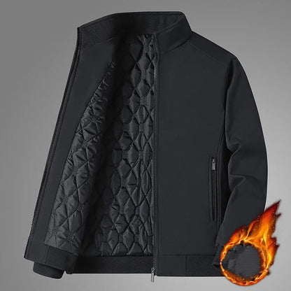 Men Fleece Bomber Jacket Warm Winter Parka Windbreaker Coat 7
