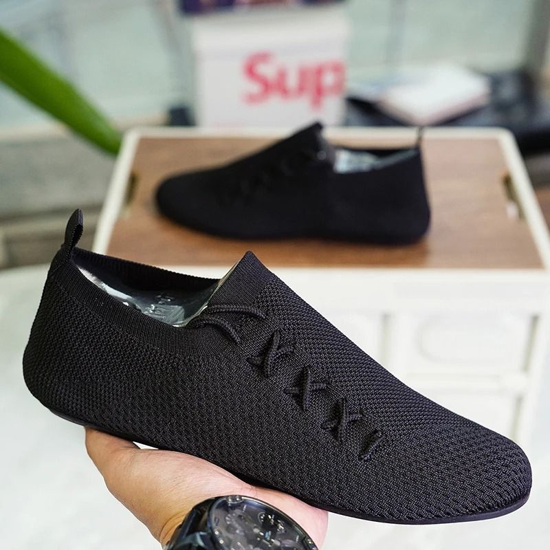 Men Breathable Mesh Loafers AntiSlip Driving Shoes 6