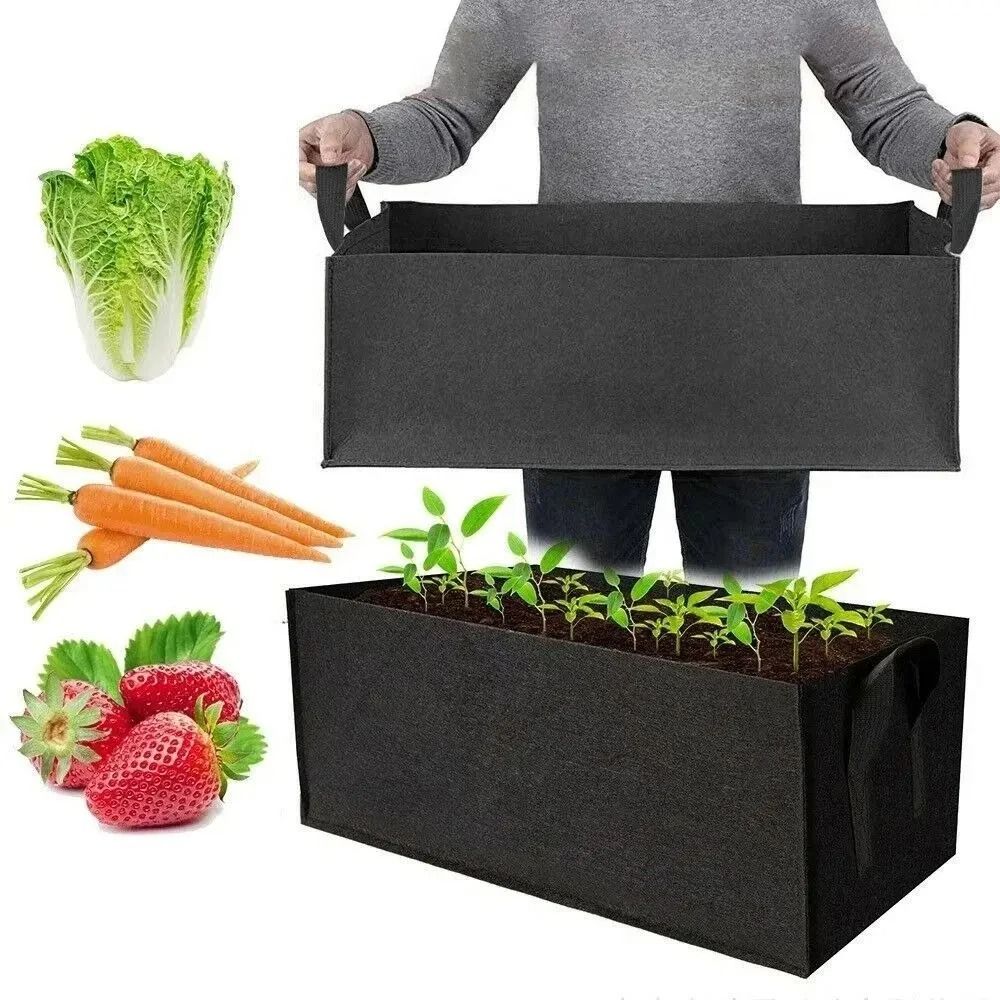 Square Felt Grow Bag for Vegetables and Flowers