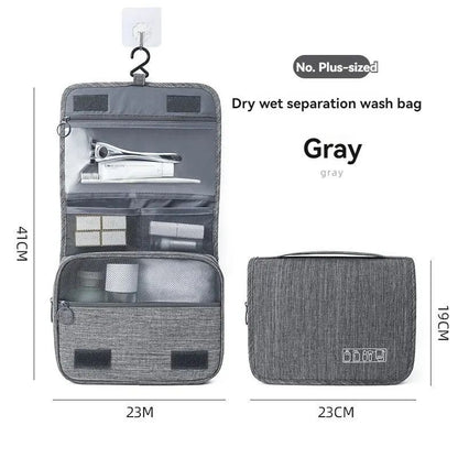 Foldable Hanging Toiletry Organizer Bag for Travel and Home
