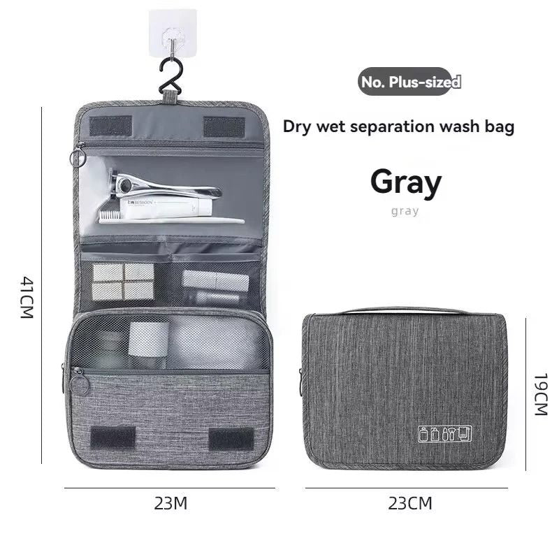 Foldable Hanging Toiletry Organizer Bag For Travel And Home 6
