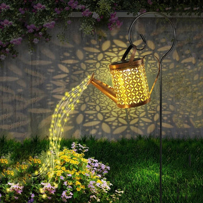 Iron Solar Lantern For Outdoor Decorative Pathway Lighting 11