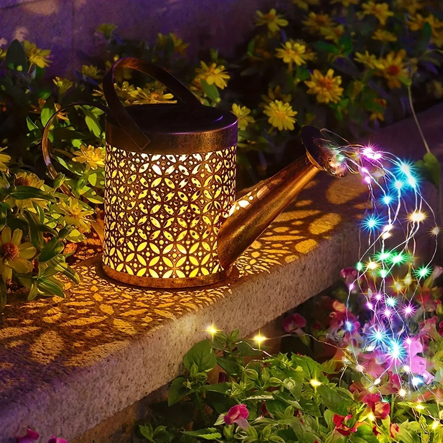 Iron Solar Lantern For Outdoor Decorative Pathway Lighting 13