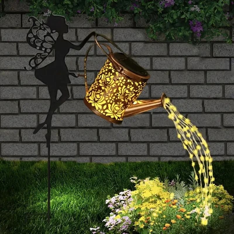 Iron Solar Lantern For Outdoor Decorative Pathway Lighting 14