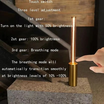 Modern Minimalist Breathing Effect Touch Desk Lamp For Ambient Lighting 1
