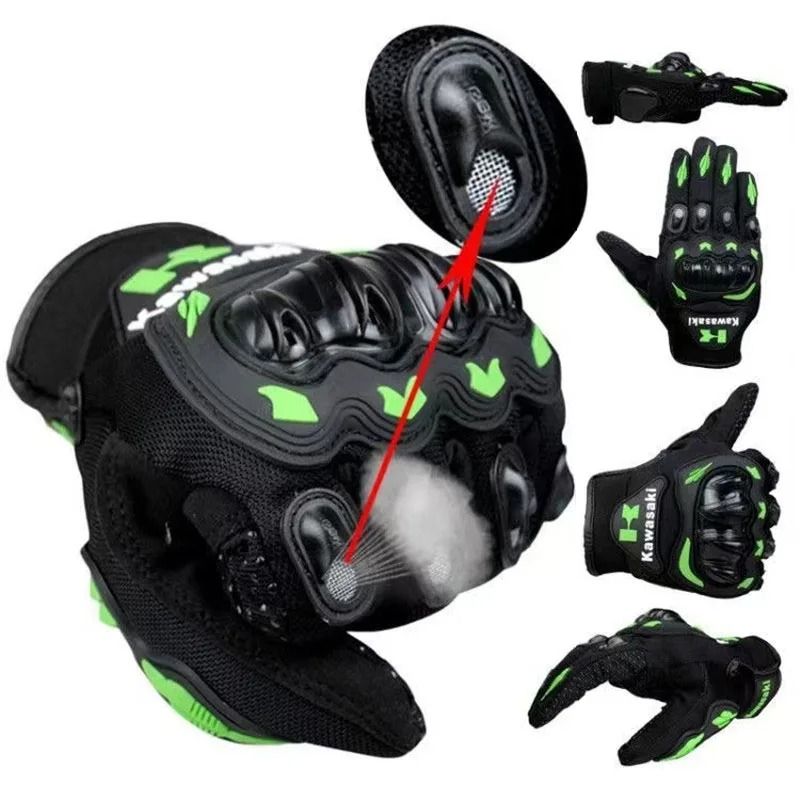 Motorcycle Full Finger Gloves Anti Slip Wear Resistant Off Road Cycling Protective 5