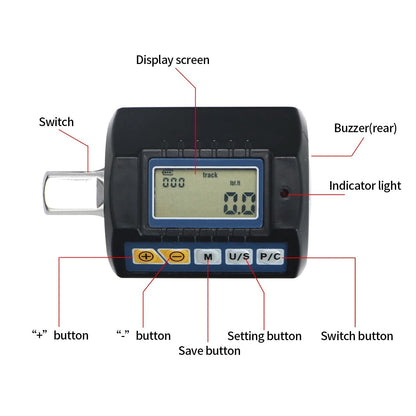 Digital Torque Adapter With Interchangeable Sockets For Accurate Tightening 3