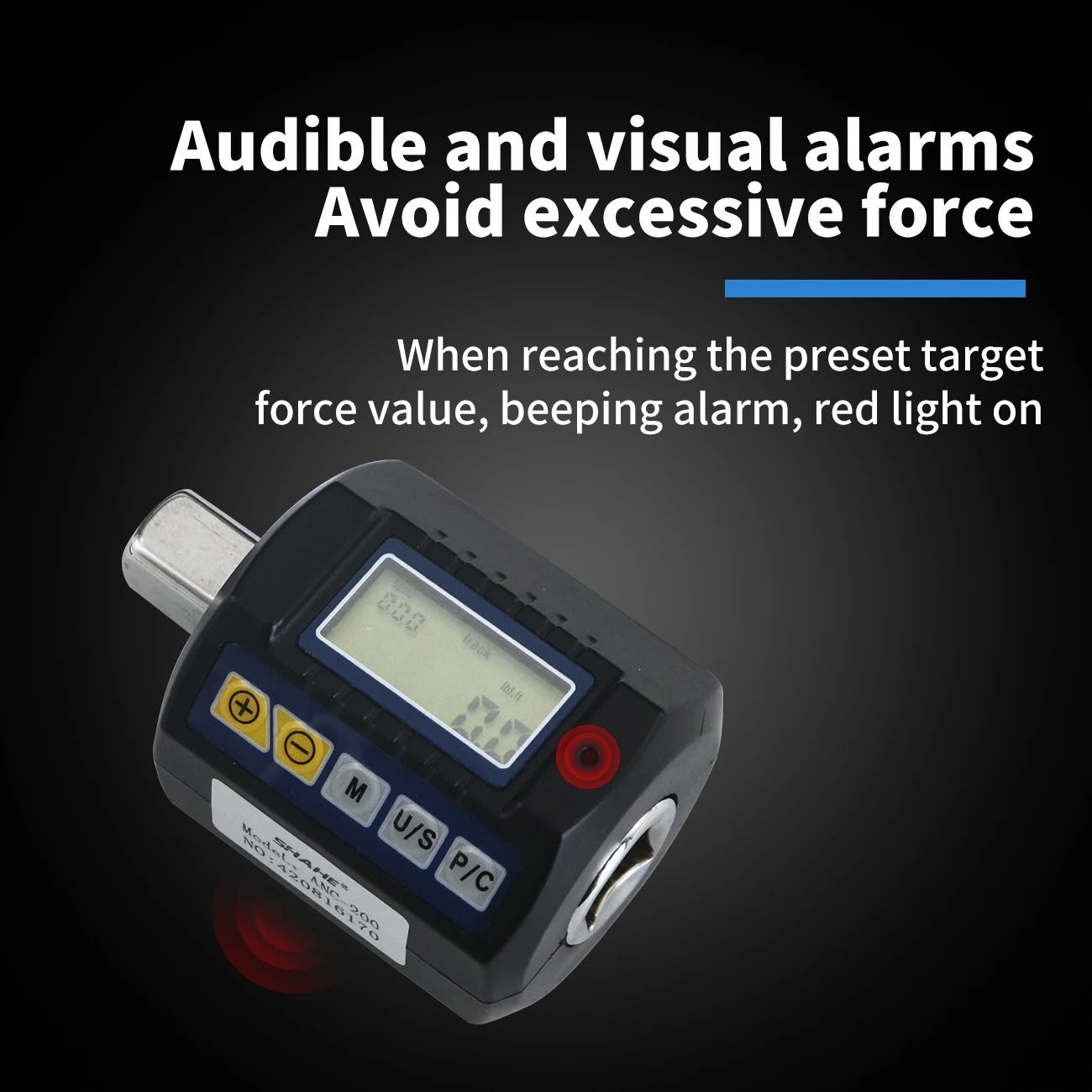 Digital Torque Adapter With Interchangeable Sockets For Accurate Tightening 4