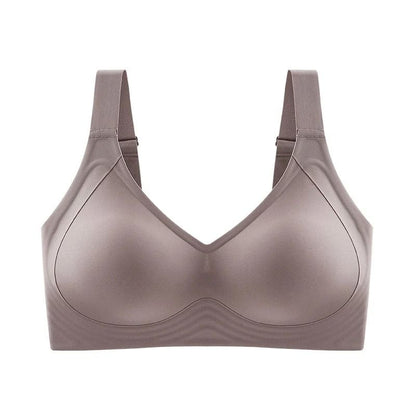 Seamless Push Up Wireless Bra Thin Cup Plus Size Bralette 14