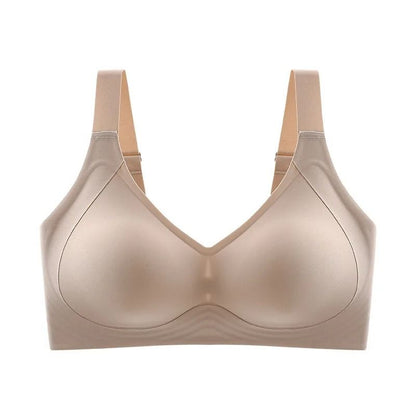Seamless Push Up Wireless Bra Thin Cup Plus Size Bralette 17