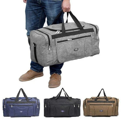 Compact Foldable Oxford Travel Duffel Bag for Men