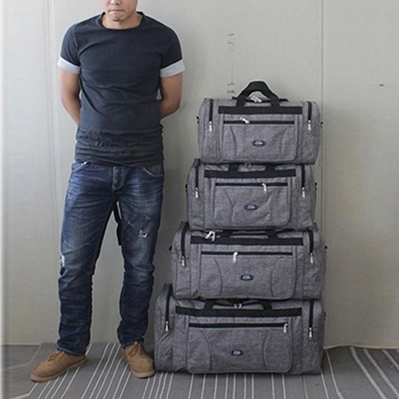 Compact Foldable Oxford Travel Duffel Bag For Men 1