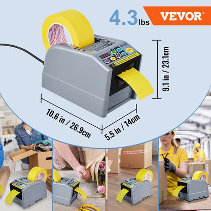 Automatic Tape Cutting Machine 660 Mm Electric Dispenser 7