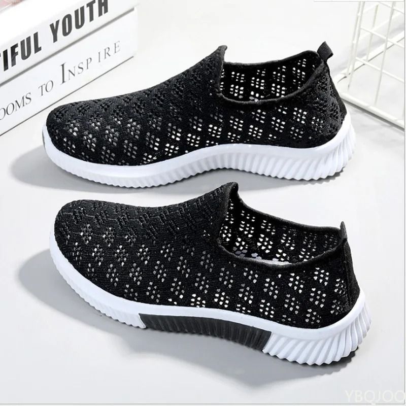 Women Mesh Walking Sneakers Breathable Lightweight Casual Shoes 3