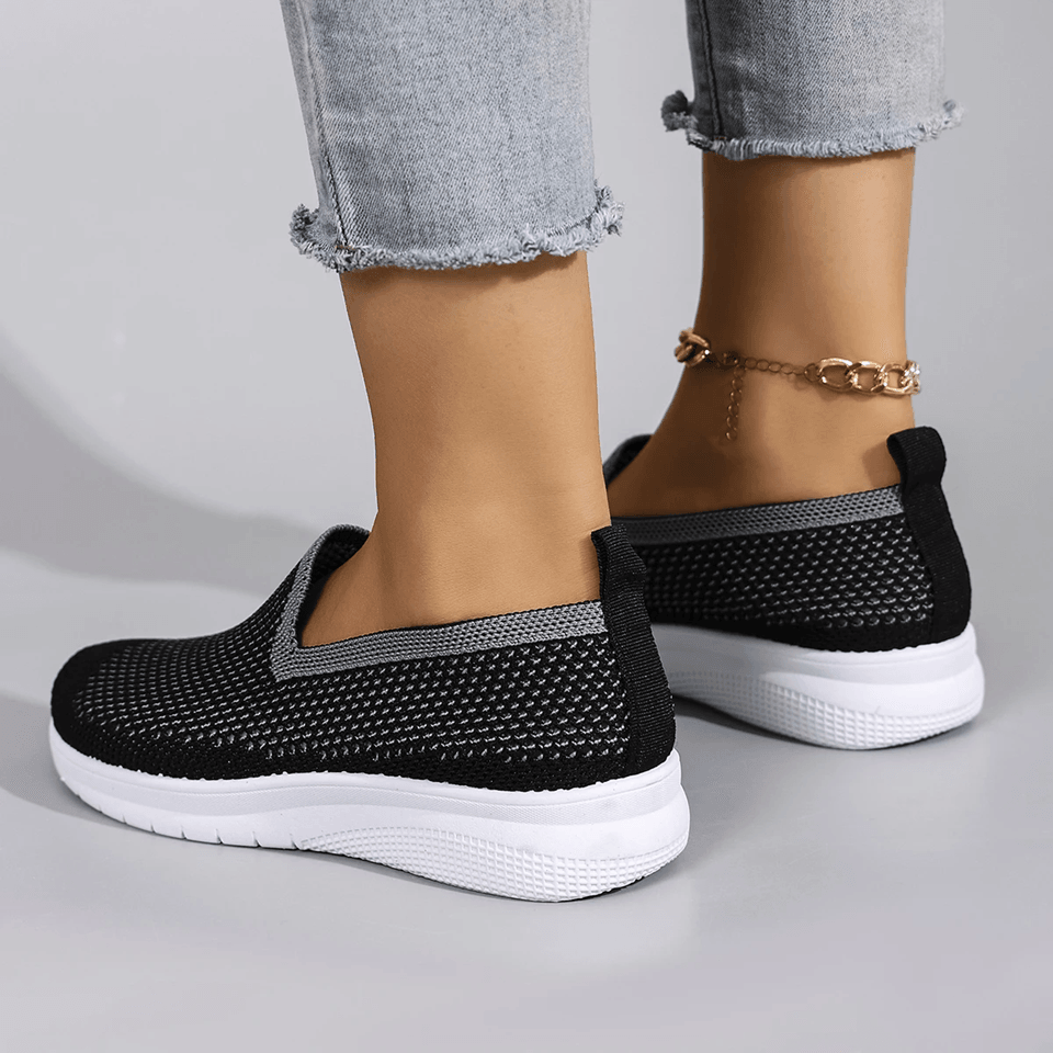 Breathable Mesh Flat Sneakers For Women Casual Lightweight Summer Shoes 1