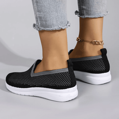Breathable Mesh Flat Sneakers For Women Casual Lightweight Summer Shoes 1