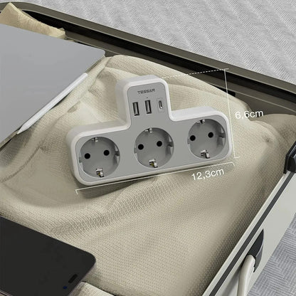 6 In 1 Power Strip With AC USB A And USB C For Home And Office 4